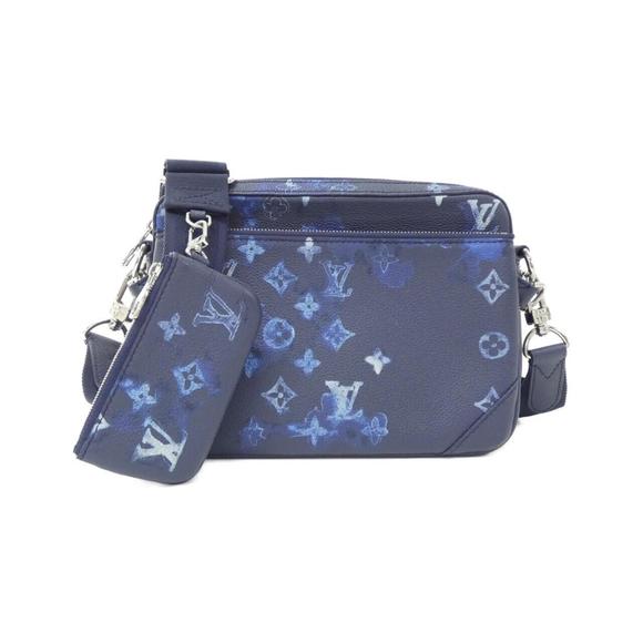 Louis Vuitton Trio Navy Leather shoulder - Picture 1 of 9